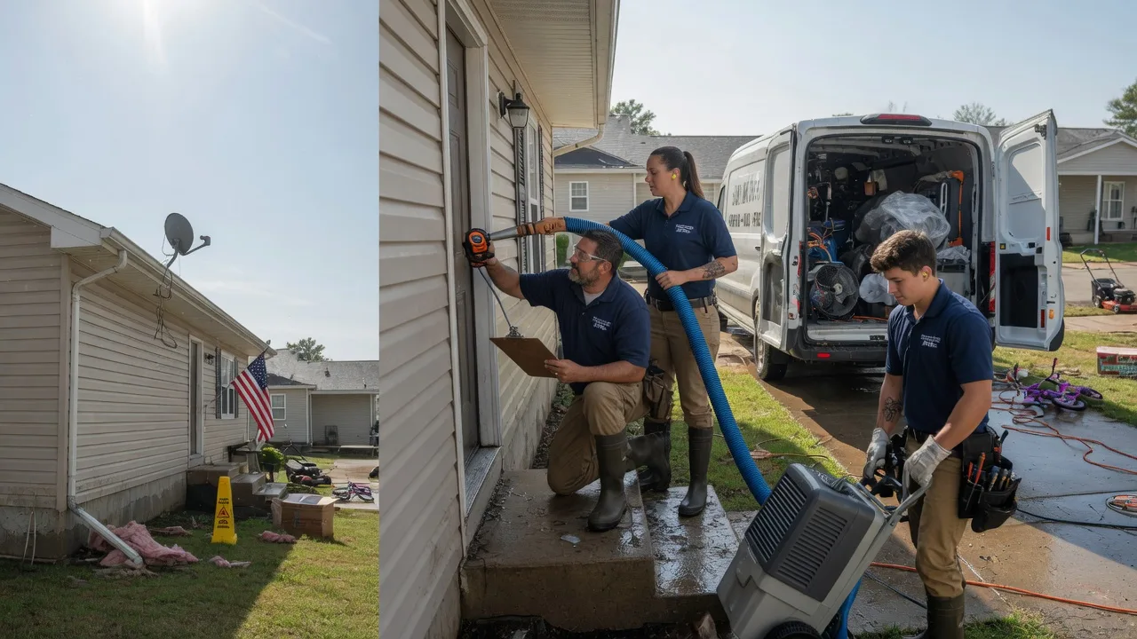 Ceiling Water Damage Restoration in Quinwood, WV near me